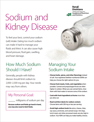 Sodium info PDF